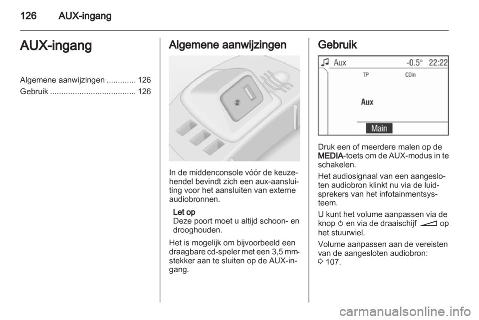 OPEL CORSA 2013  Handleiding Infotainment (in Dutch) 