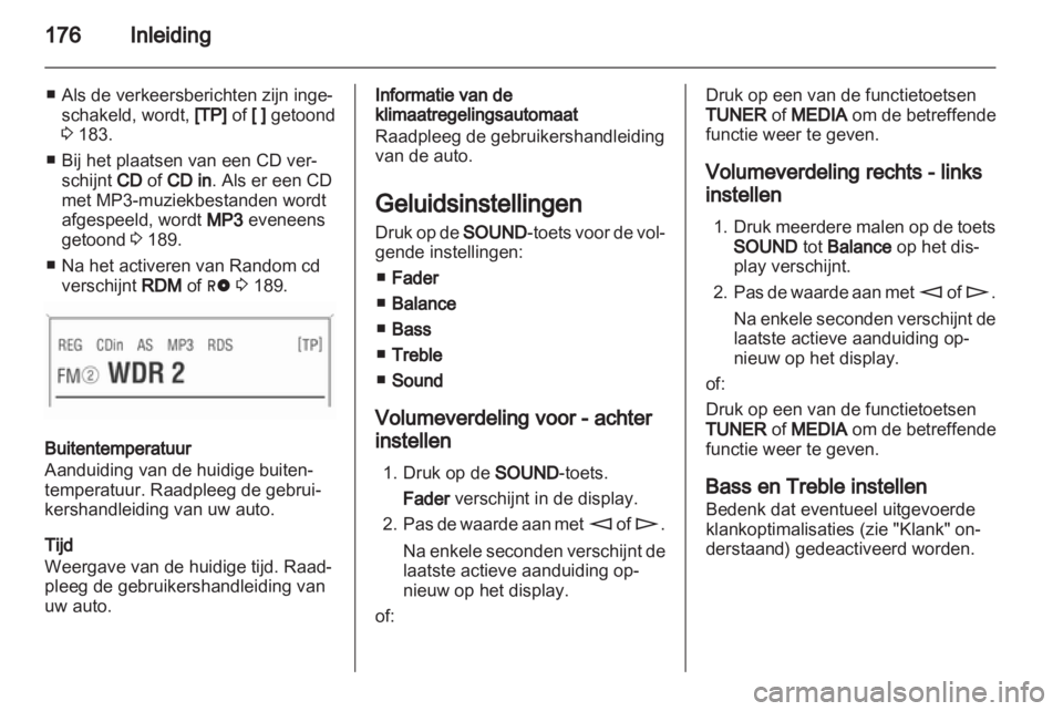 OPEL CORSA 2013  Handleiding Infotainment (in Dutch) 