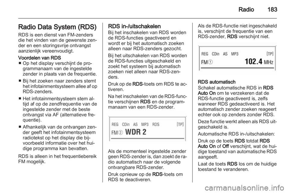 OPEL CORSA 2013  Handleiding Infotainment (in Dutch) 