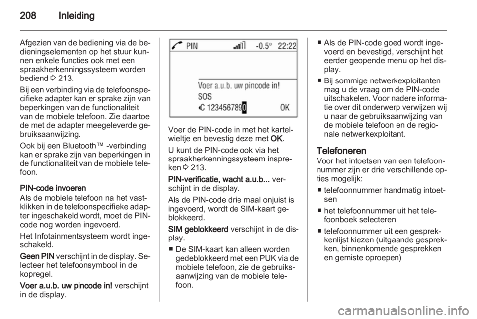 OPEL CORSA 2013  Handleiding Infotainment (in Dutch) 