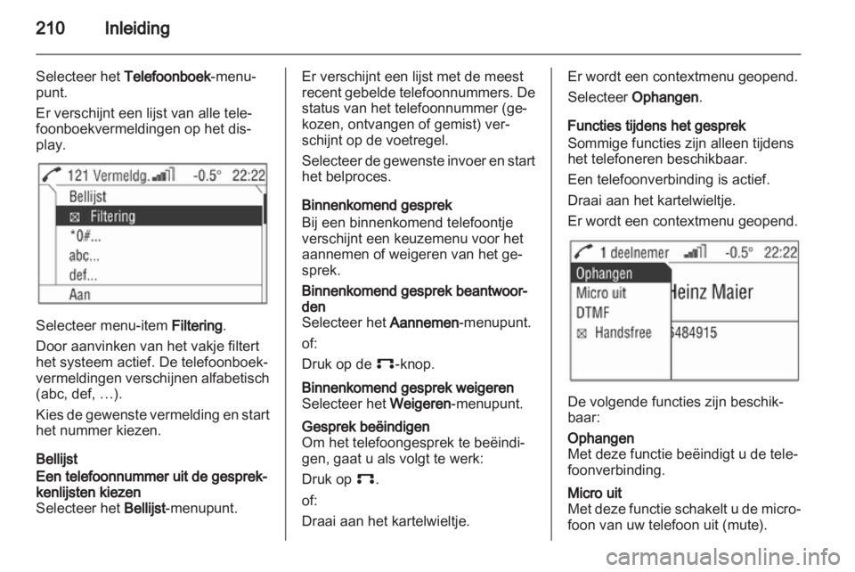 OPEL CORSA 2013  Handleiding Infotainment (in Dutch) 