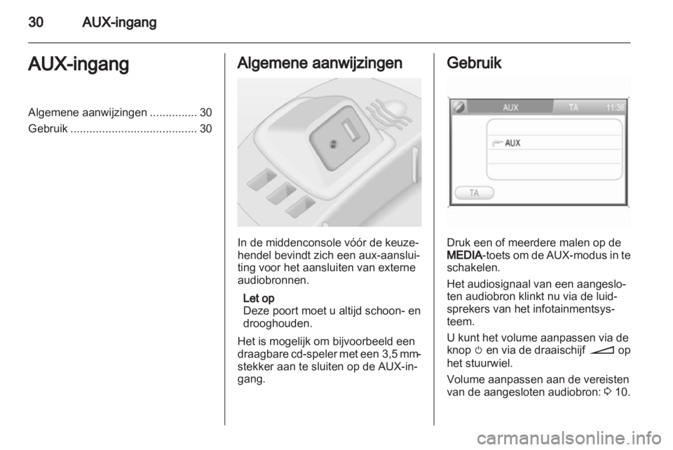 OPEL CORSA 2013  Handleiding Infotainment (in Dutch) 