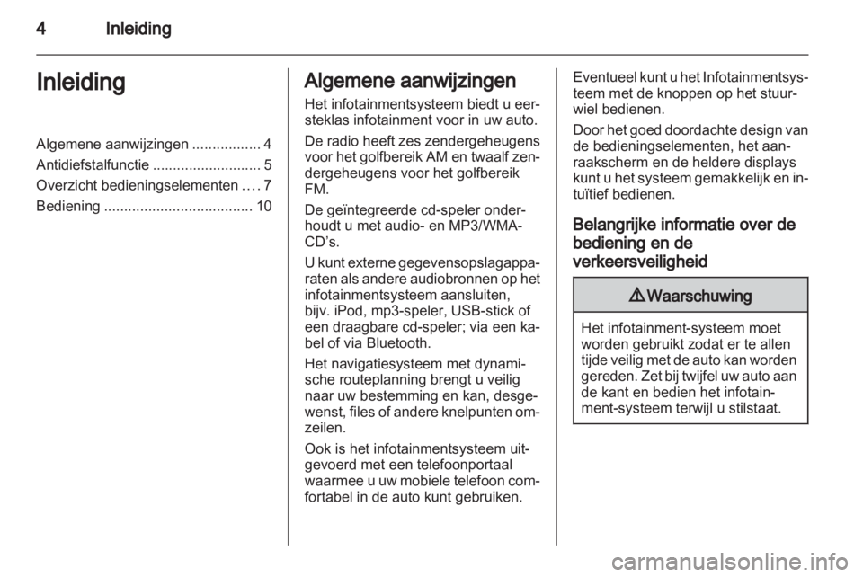 OPEL CORSA 2013  Handleiding Infotainment (in Dutch) 