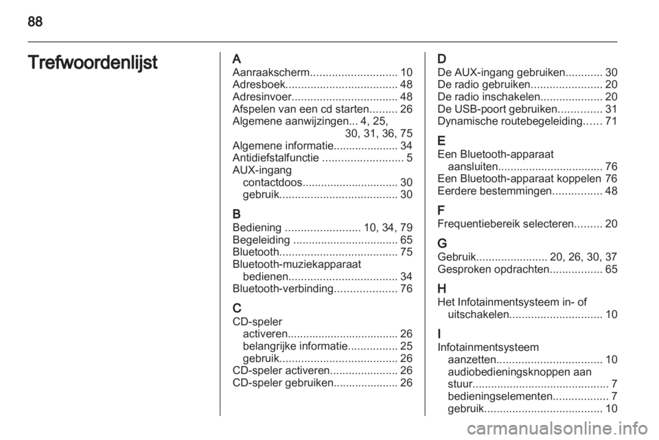 OPEL CORSA 2013  Handleiding Infotainment (in Dutch) 