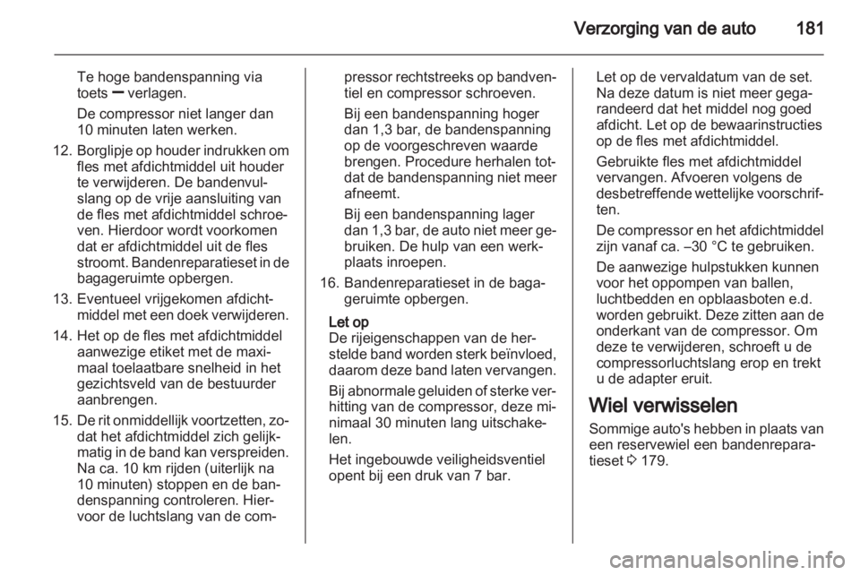 OPEL CORSA 2013  Gebruikershandleiding (in Dutch) 