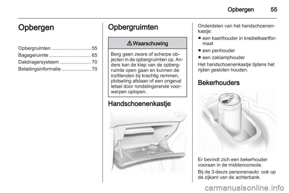 OPEL CORSA 2013.5  Gebruikershandleiding (in Dutch) 