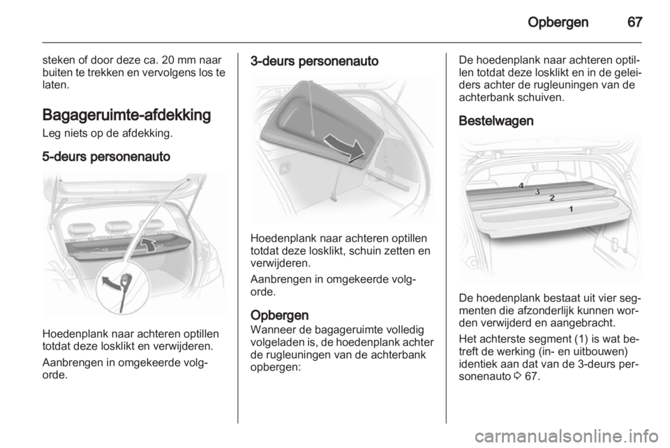 OPEL CORSA 2013.5  Gebruikershandleiding (in Dutch) 