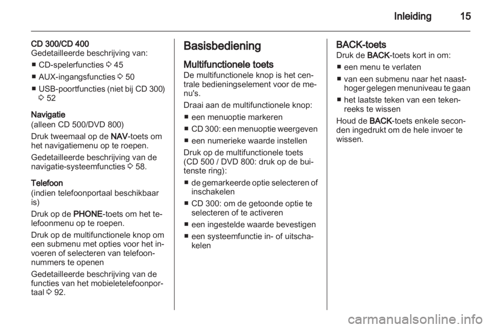 OPEL INSIGNIA 2011  Handleiding Infotainment (in Dutch) 