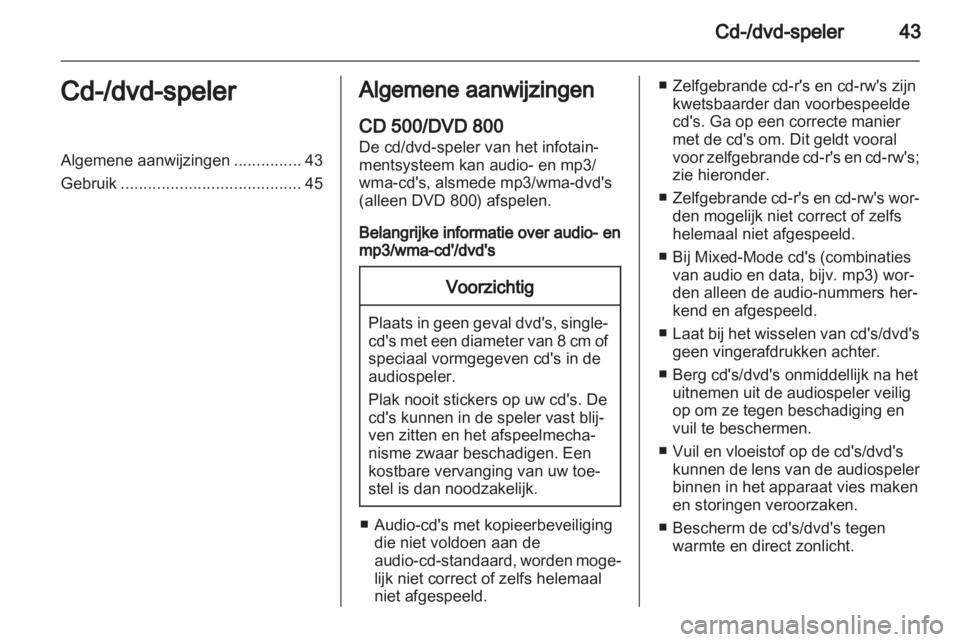 OPEL INSIGNIA 2011  Handleiding Infotainment (in Dutch) 