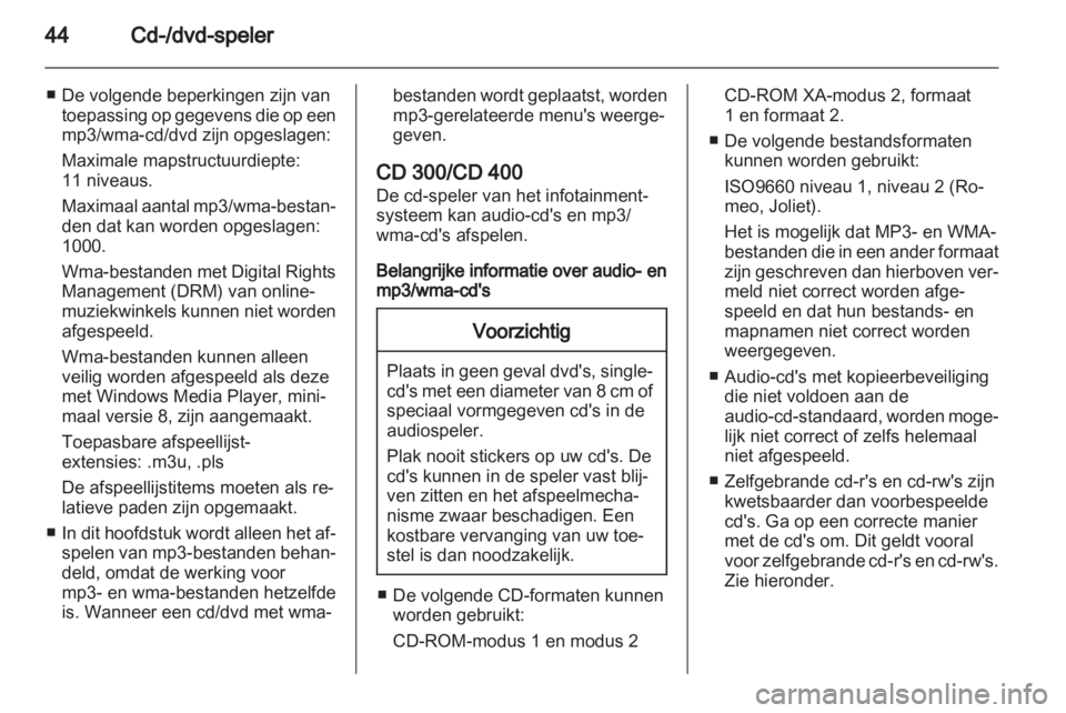 OPEL INSIGNIA 2011  Handleiding Infotainment (in Dutch) 