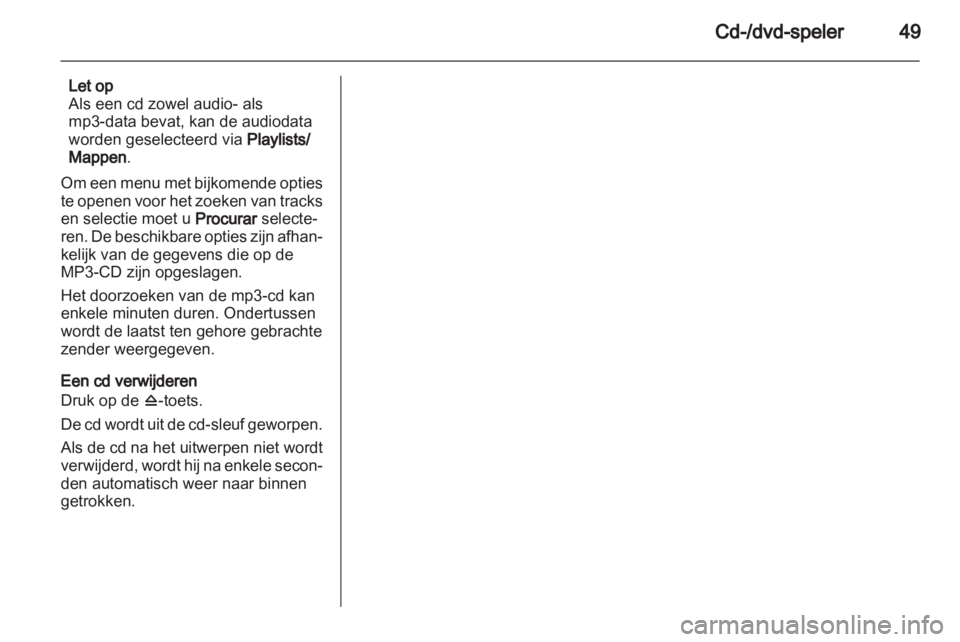 OPEL INSIGNIA 2011  Handleiding Infotainment (in Dutch) 