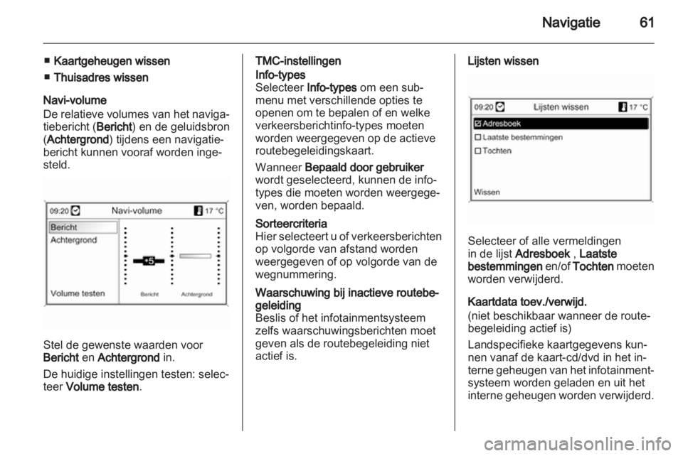 OPEL INSIGNIA 2011  Handleiding Infotainment (in Dutch) 