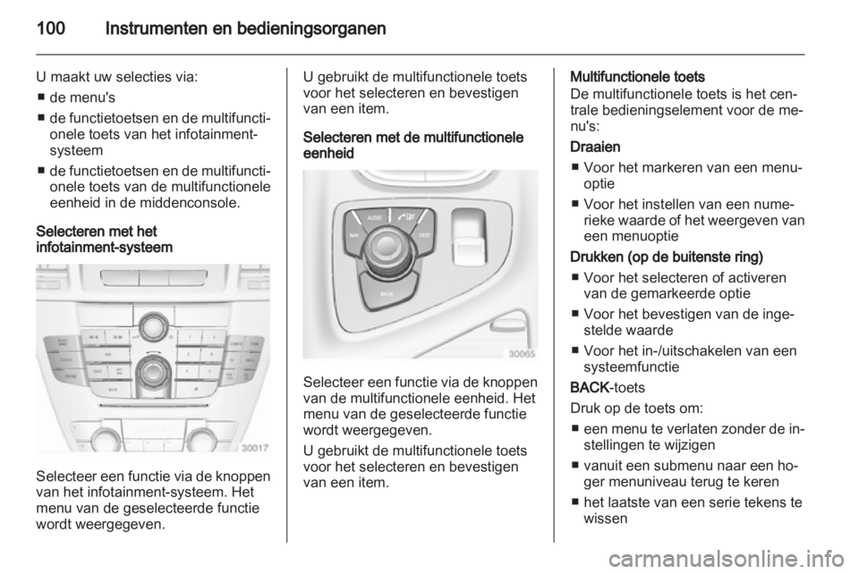 OPEL INSIGNIA 2012  Gebruikershandleiding (in Dutch) 