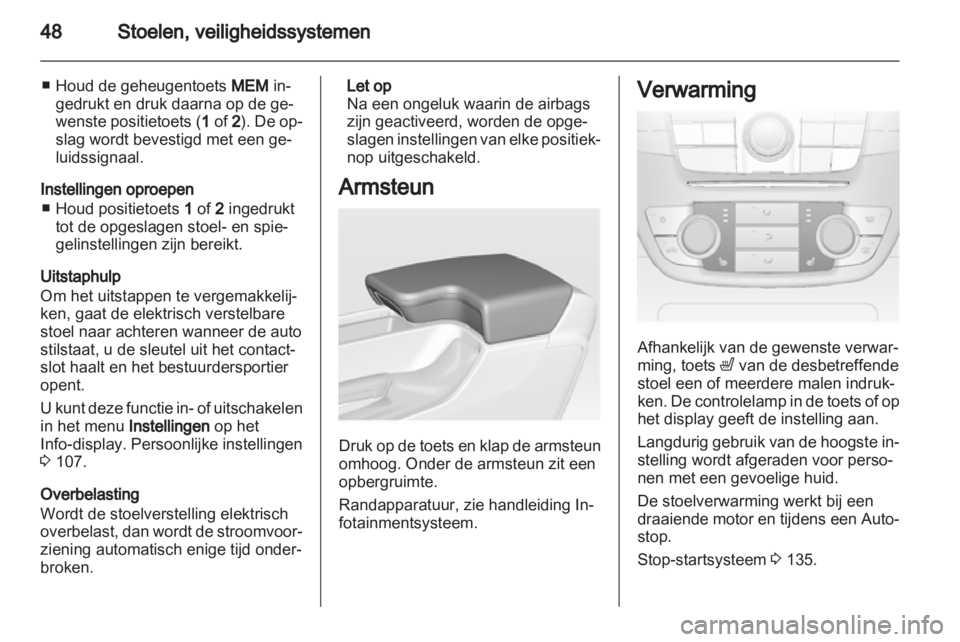 OPEL INSIGNIA 2012  Gebruikershandleiding (in Dutch) 