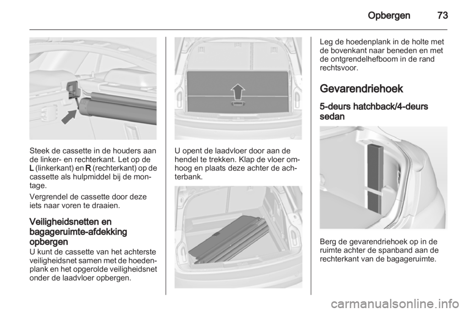 OPEL INSIGNIA 2012  Gebruikershandleiding (in Dutch) 