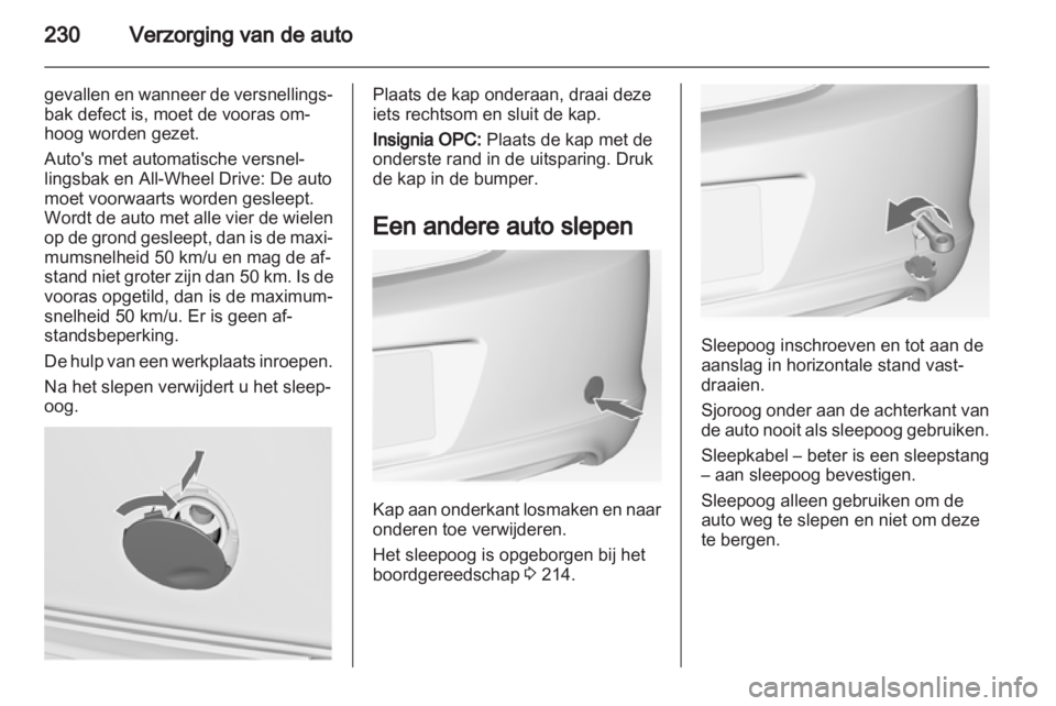 OPEL INSIGNIA 2012.5  Gebruikershandleiding (in Dutch) 