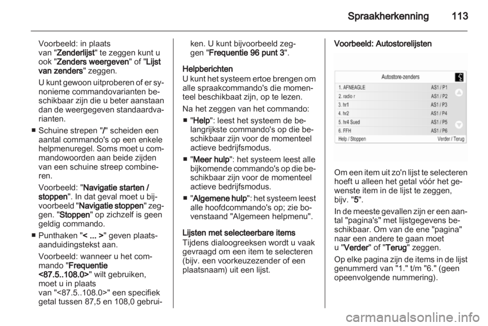 OPEL INSIGNIA 2013  Handleiding Infotainment (in Dutch) 