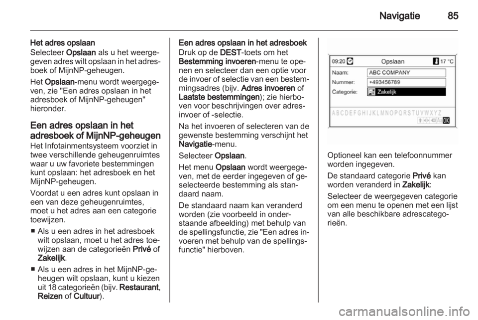 OPEL INSIGNIA 2013  Handleiding Infotainment (in Dutch) 