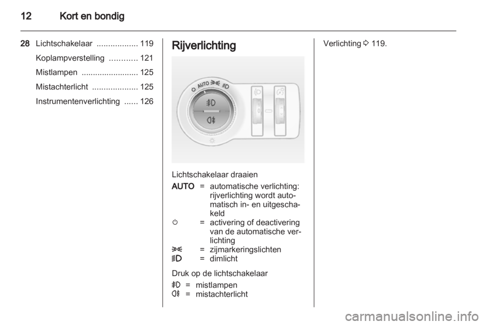OPEL INSIGNIA 2013  Gebruikershandleiding (in Dutch) 