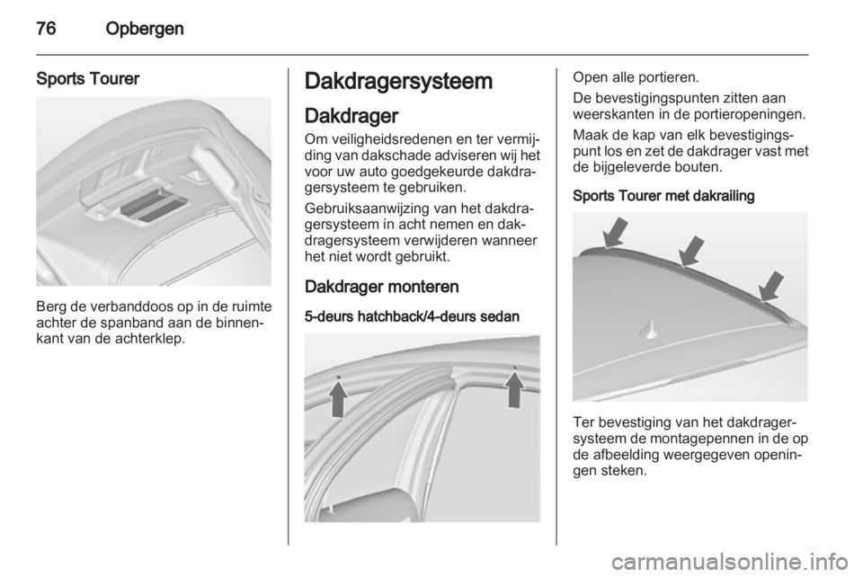 OPEL INSIGNIA 2013  Gebruikershandleiding (in Dutch) 