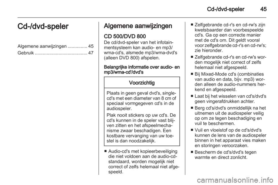 OPEL MERIVA 2011  Handleiding Infotainment (in Dutch) 