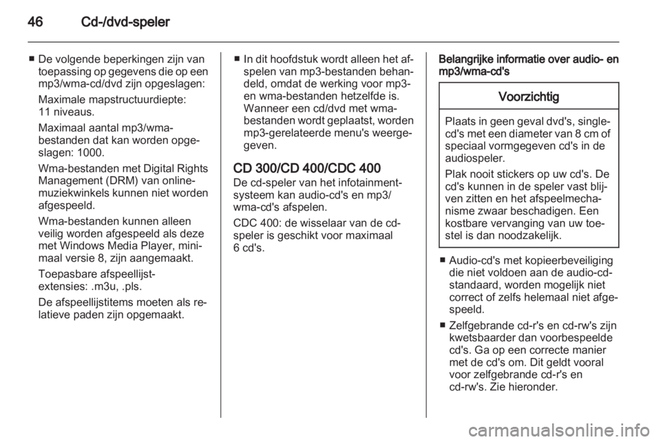 OPEL MERIVA 2011  Handleiding Infotainment (in Dutch) 