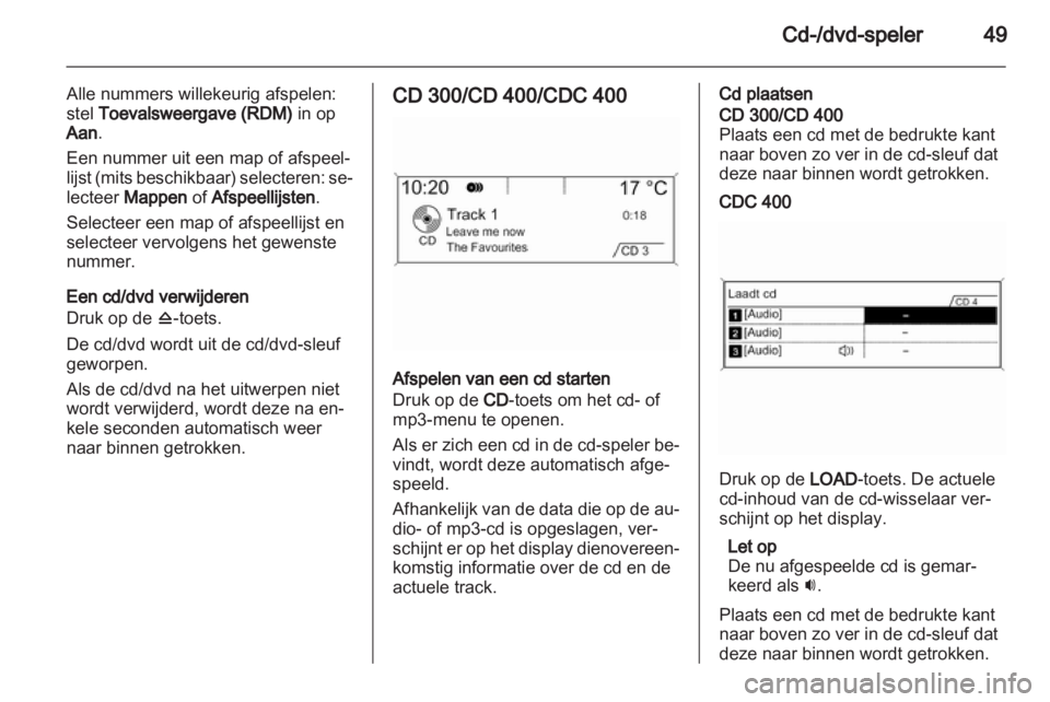 OPEL MERIVA 2011  Handleiding Infotainment (in Dutch) 