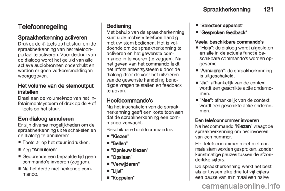 OPEL MERIVA 2013  Handleiding Infotainment (in Dutch) 