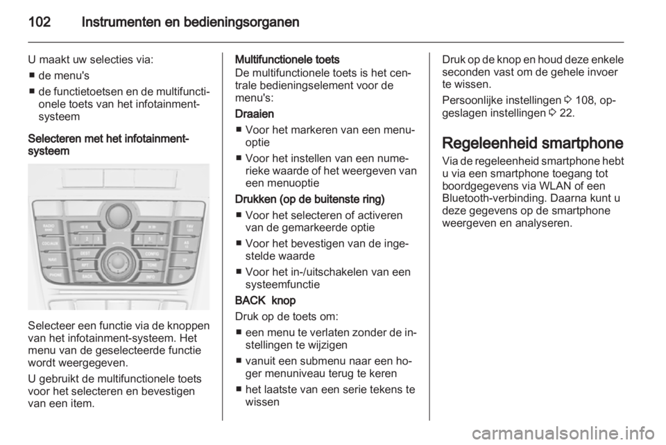 OPEL MERIVA 2013  Gebruikershandleiding (in Dutch) 