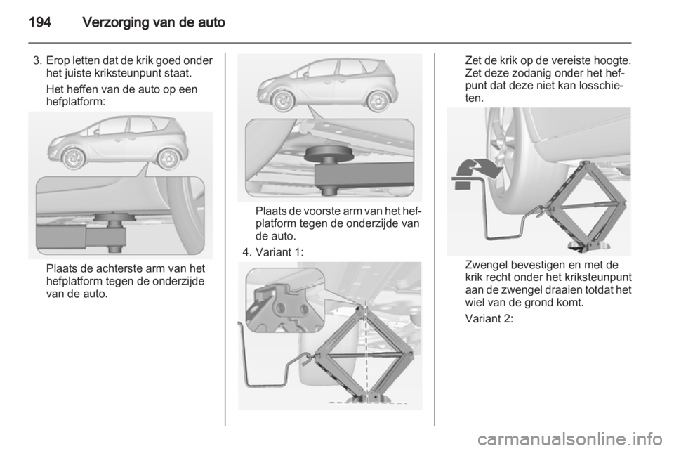 OPEL MERIVA 2013  Gebruikershandleiding (in Dutch) 