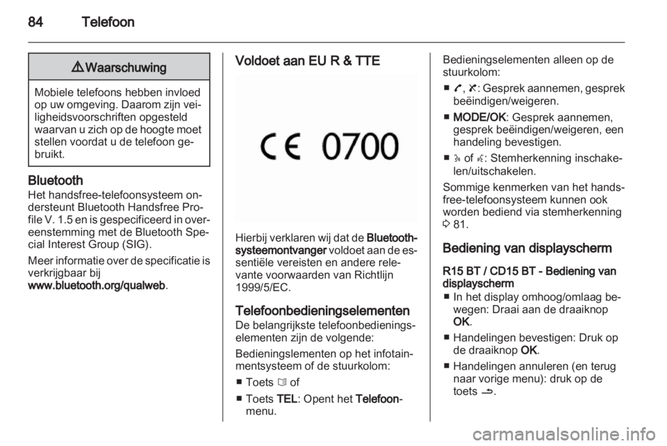 OPEL MOVANO_B 2012.5  Handleiding Infotainment (in Dutch) 