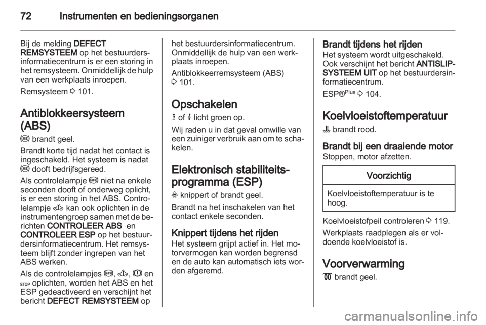OPEL VIVARO 2013.5  Gebruikershandleiding (in Dutch) 