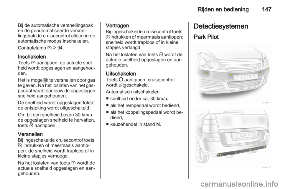 OPEL ZAFIRA 2010  Gebruikershandleiding (in Dutch) 