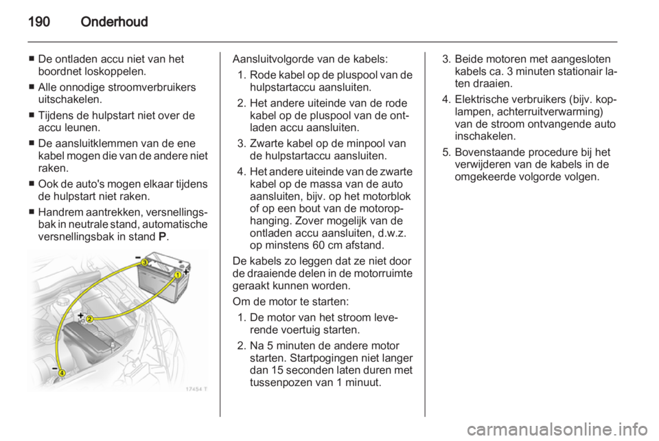 OPEL ZAFIRA 2010  Gebruikershandleiding (in Dutch) 