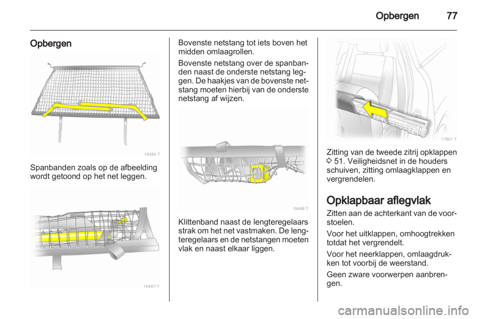 OPEL ZAFIRA 2011.5  Gebruikershandleiding (in Dutch) 