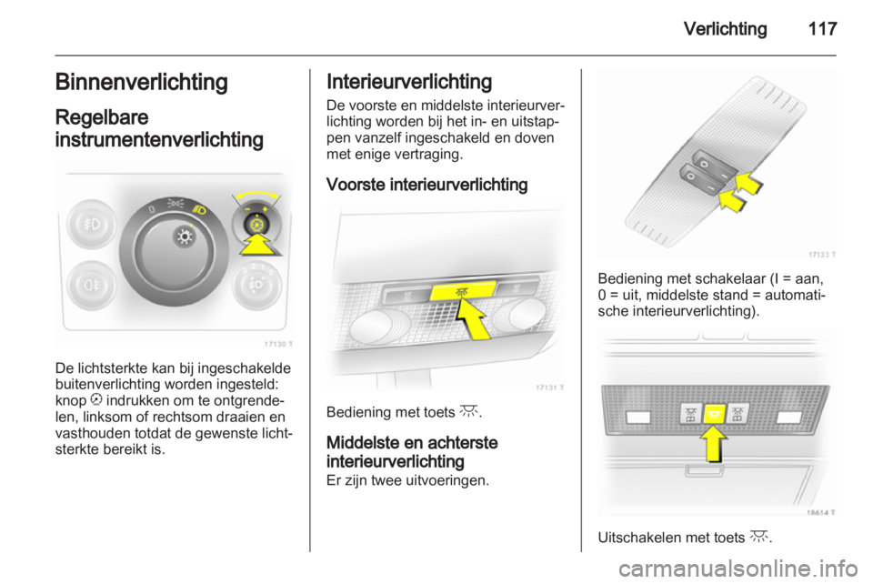 OPEL ZAFIRA 2012  Gebruikershandleiding (in Dutch) 