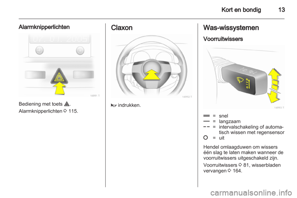 OPEL ZAFIRA 2012  Gebruikershandleiding (in Dutch) 