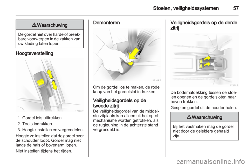 OPEL ZAFIRA 2012  Gebruikershandleiding (in Dutch) 