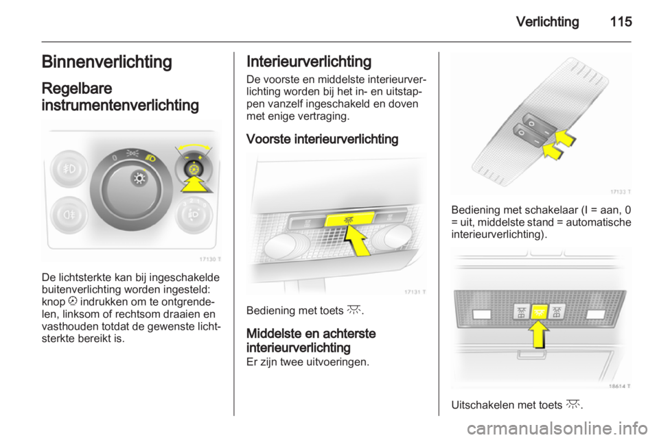 OPEL ZAFIRA 2013  Gebruikershandleiding (in Dutch) 