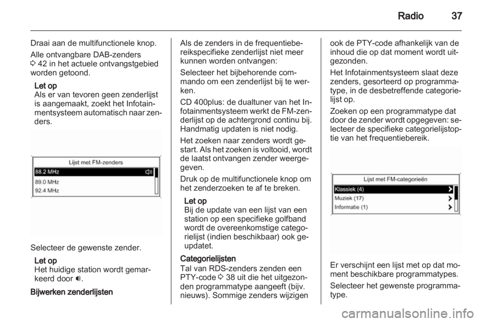OPEL ZAFIRA C 2013  Handleiding Infotainment (in Dutch) 