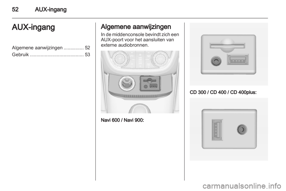 OPEL ZAFIRA C 2013  Handleiding Infotainment (in Dutch) 