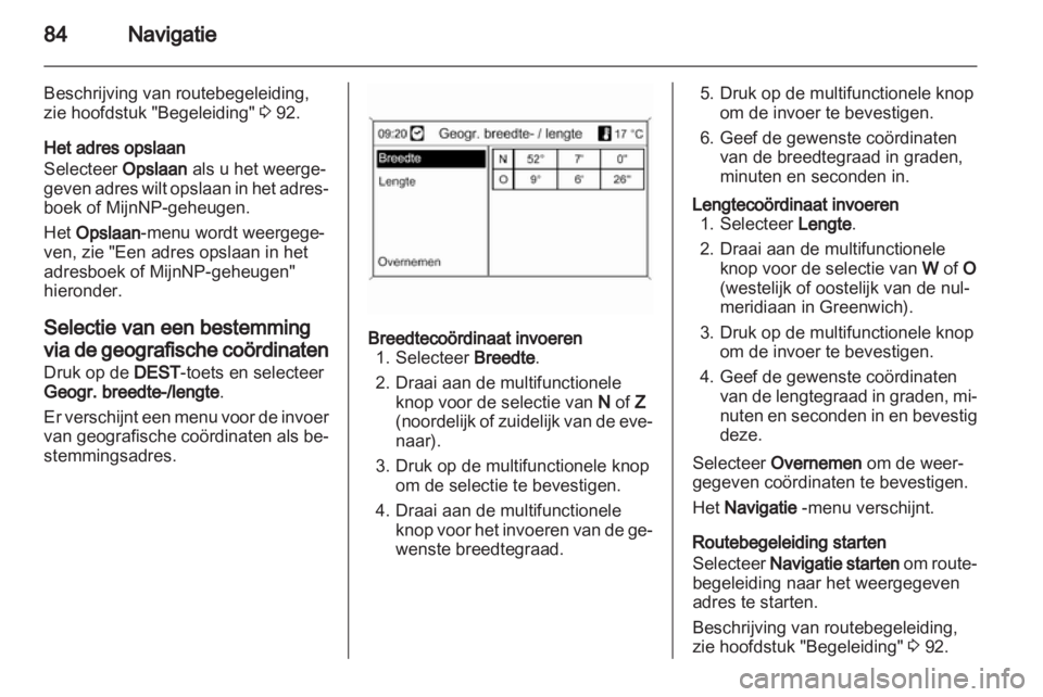OPEL ZAFIRA C 2013  Handleiding Infotainment (in Dutch) 