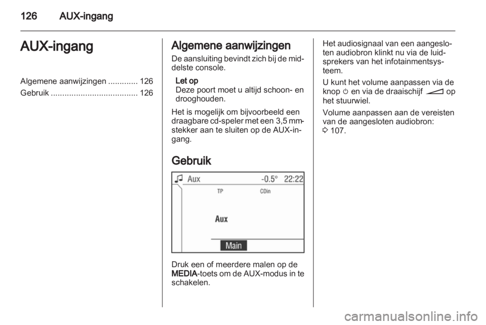 OPEL ZAFIRA B 2014  Handleiding Infotainment (in Dutch) 