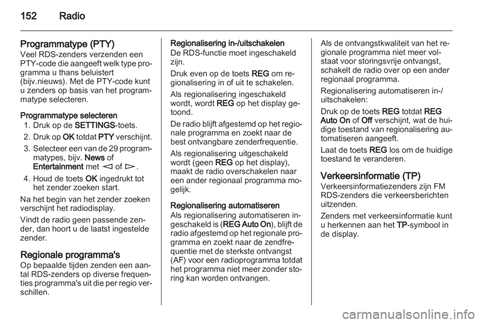 OPEL ZAFIRA B 2014  Handleiding Infotainment (in Dutch) 
