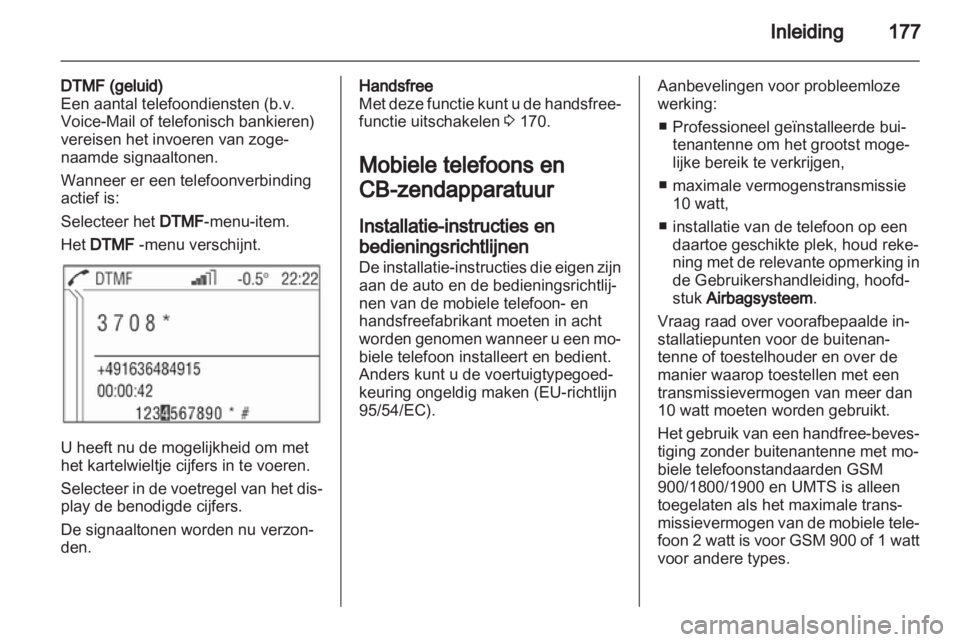 OPEL ZAFIRA B 2014  Handleiding Infotainment (in Dutch) 