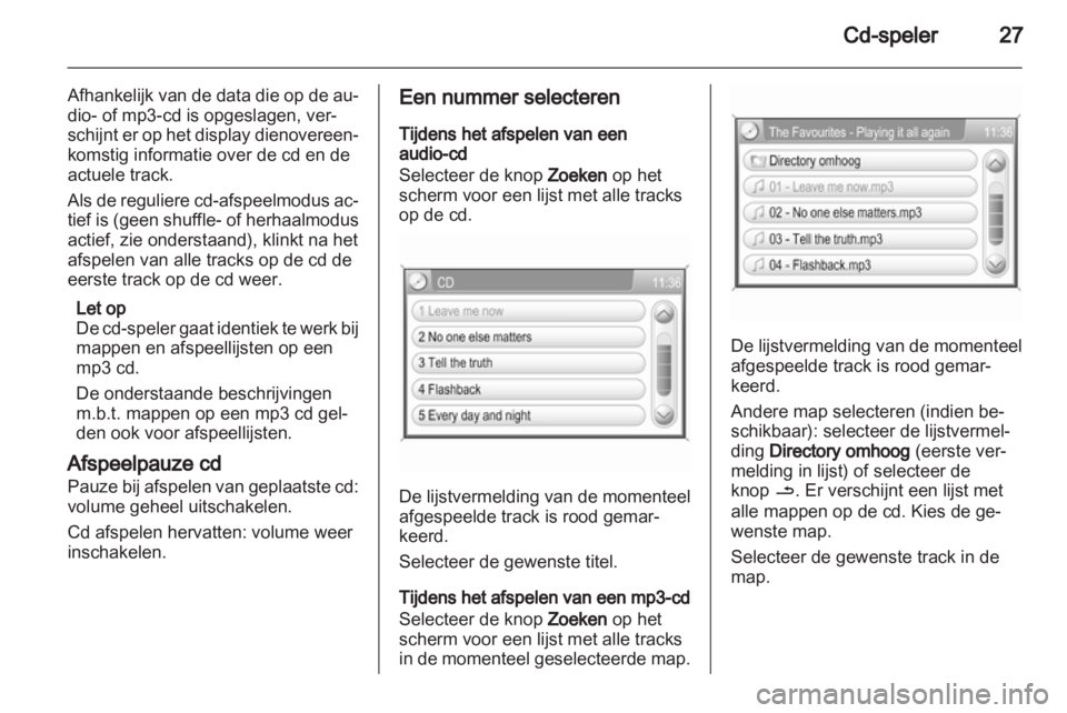 OPEL ZAFIRA B 2014  Handleiding Infotainment (in Dutch) 