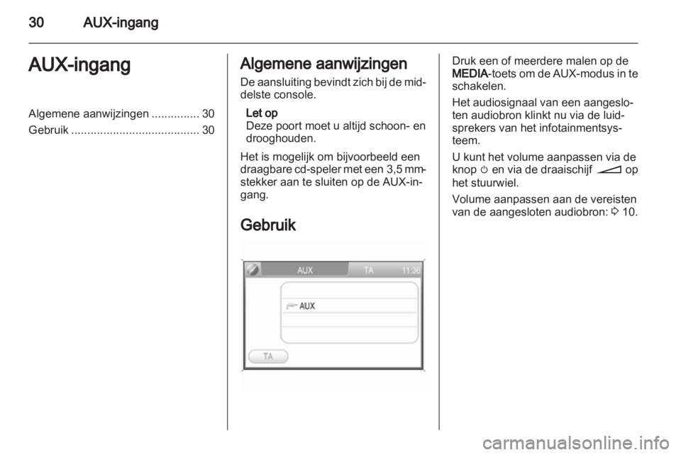 OPEL ZAFIRA B 2014  Handleiding Infotainment (in Dutch) 