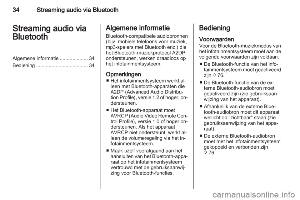 OPEL ZAFIRA B 2014  Handleiding Infotainment (in Dutch) 