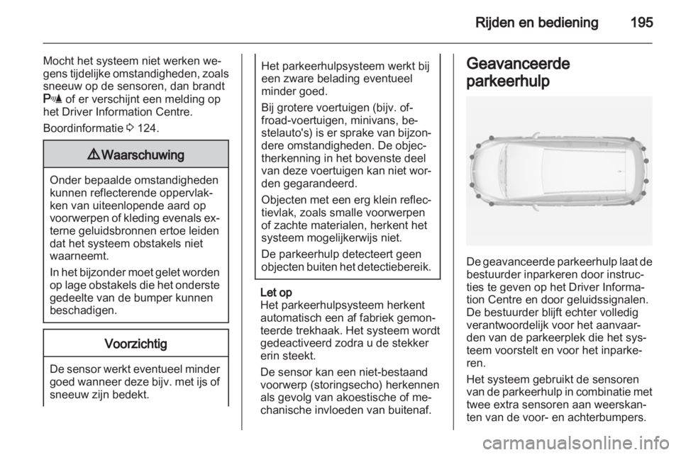 OPEL ZAFIRA TOURER 2013  Gebruikershandleiding (in Dutch) 