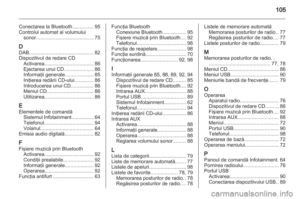 OPEL ADAM 2013  Manual pentru sistemul Infotainment (in Romanian) 